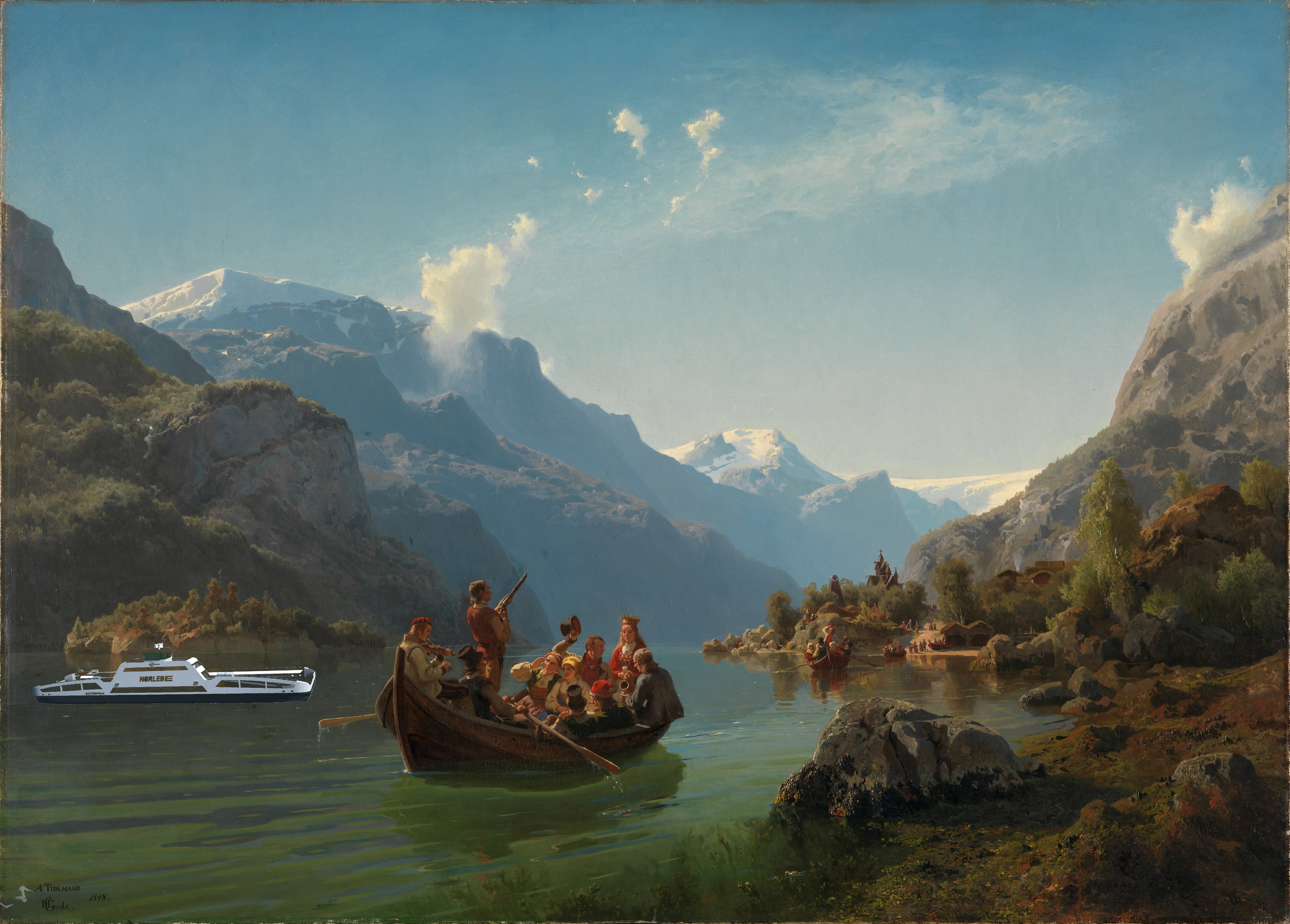 Elektrisk brudeferd i Hardanger