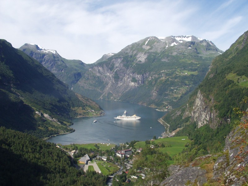 Geirangerfjord From Flydalsjuvet