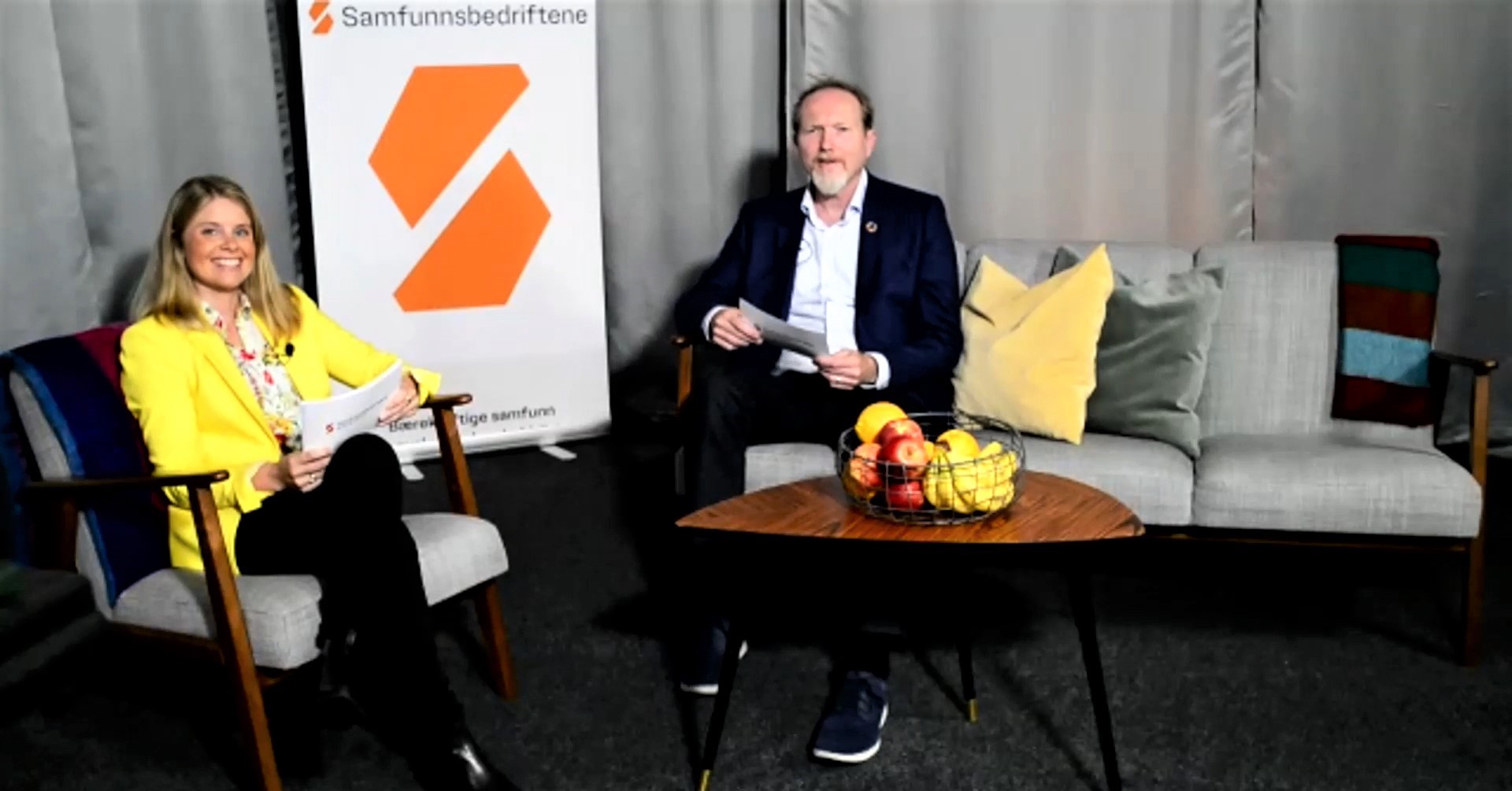 Avfalls TV Bilde Fra Webkonferansen Endelig