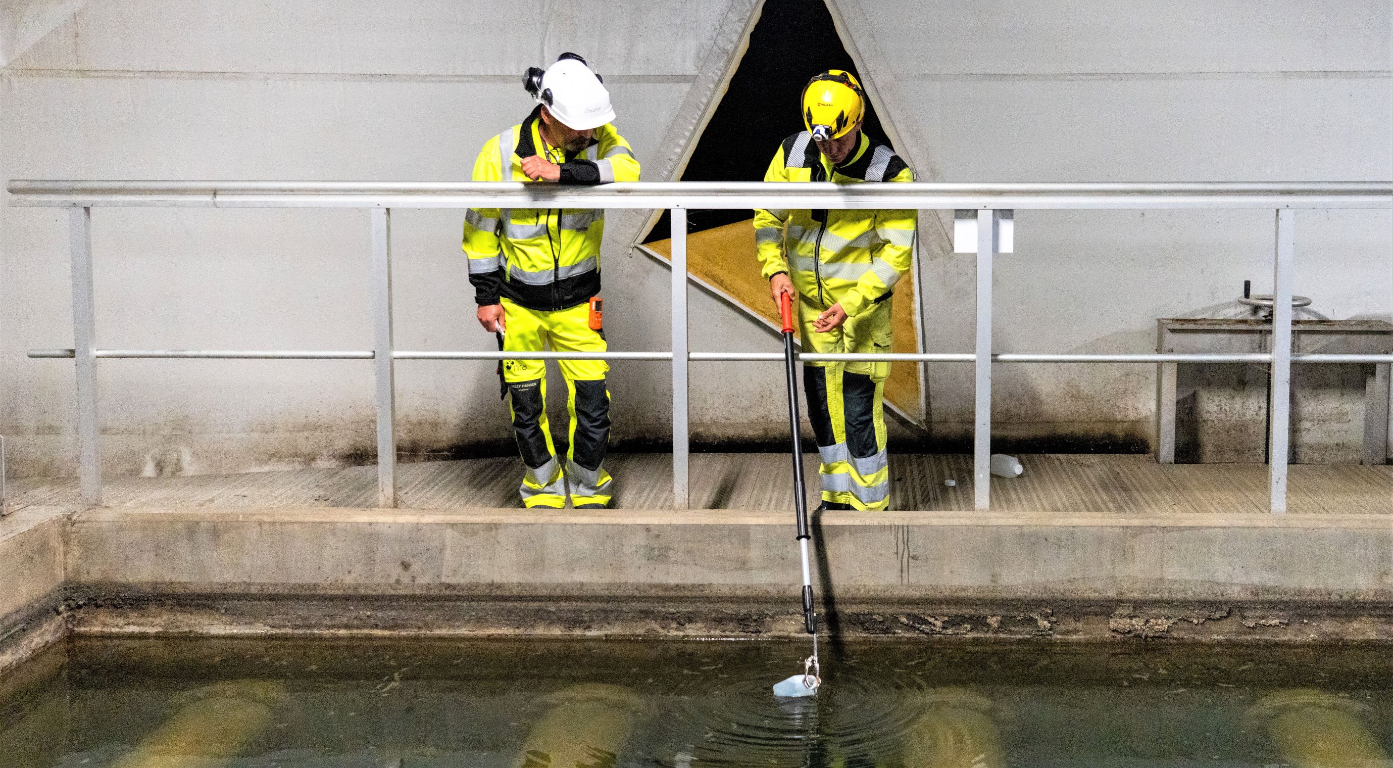På Jobb I Nedre Romerike Vannverk Foto JJ For Nett