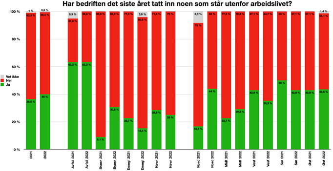 Figur 1: Tatt inn noen som står utenfor arbeidslivet
