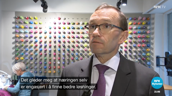 Skjermdump fra NRK.