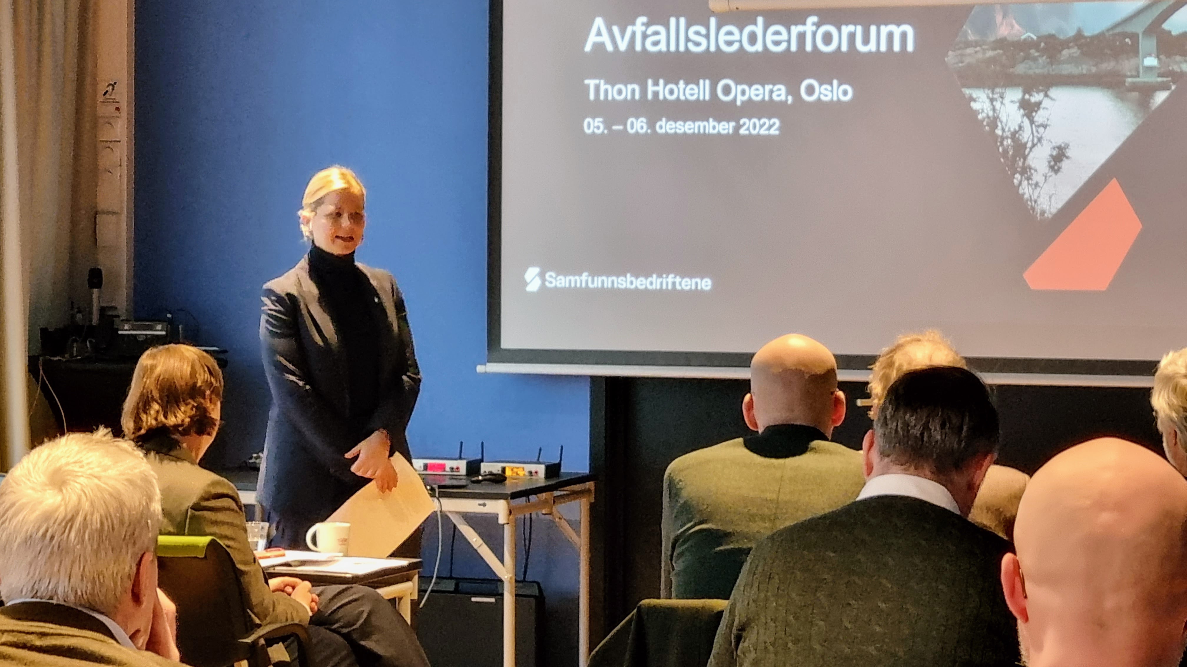 Bildet er fra Avfallslederforum 2022