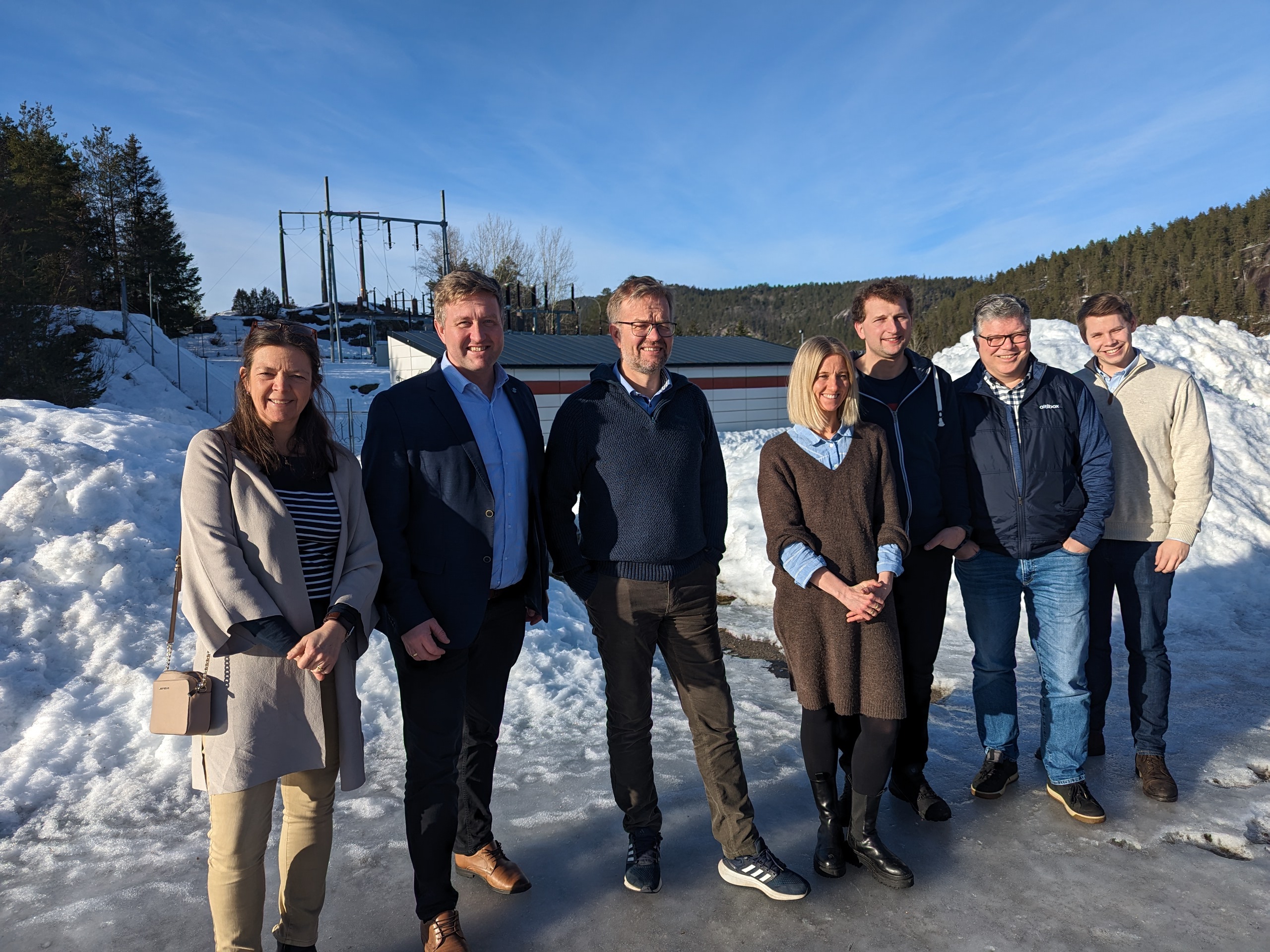 Besøk Hos Drangedal Energi Feb 2023