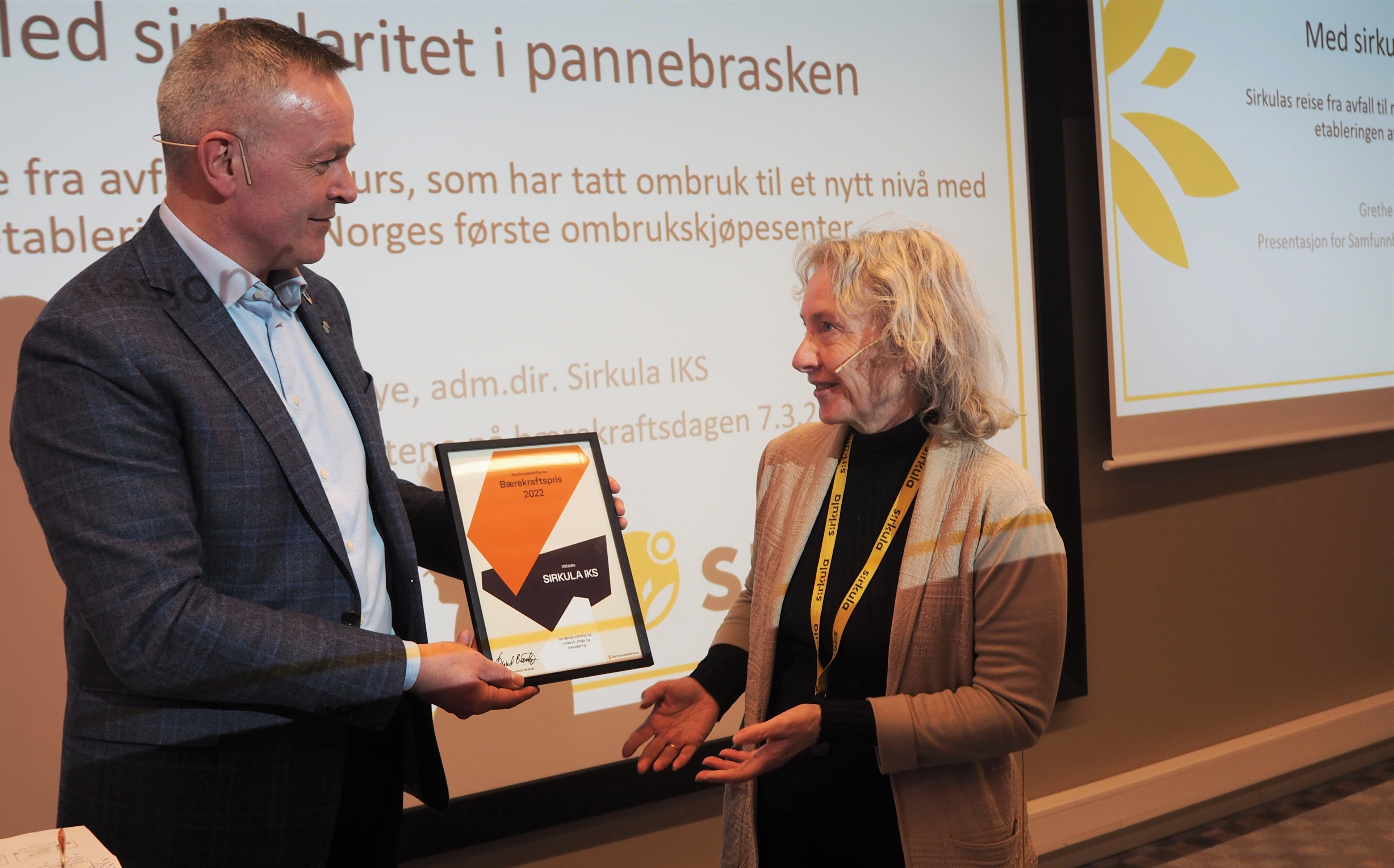 Sirkula Vant Samfunnsbedriftenes Bærekraftspris Forsøk